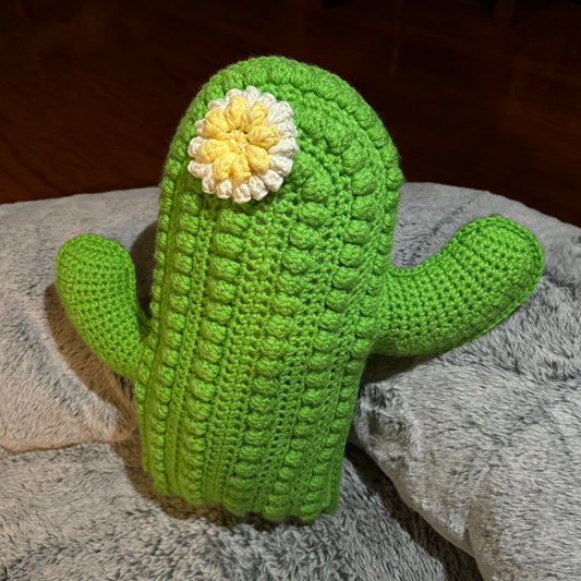 Crochet Cactus Pillow | Handmade