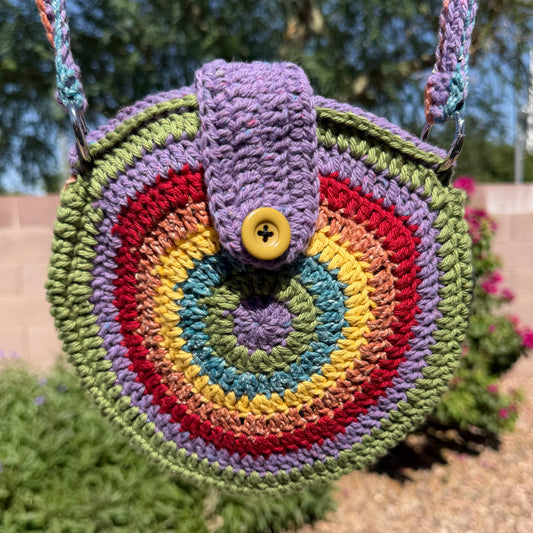 Rainbow Circle Bag