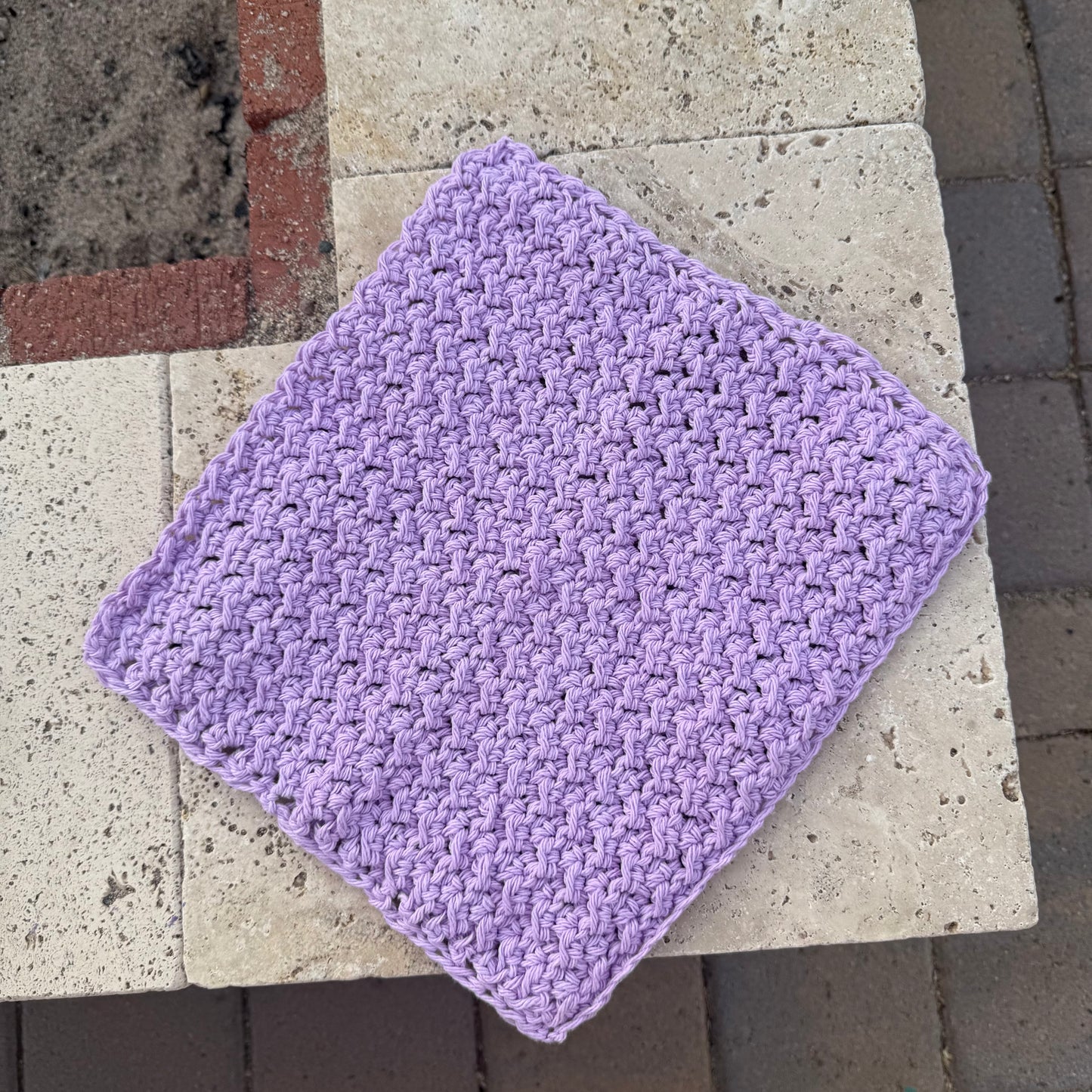 Lilac Handmade Washcloth