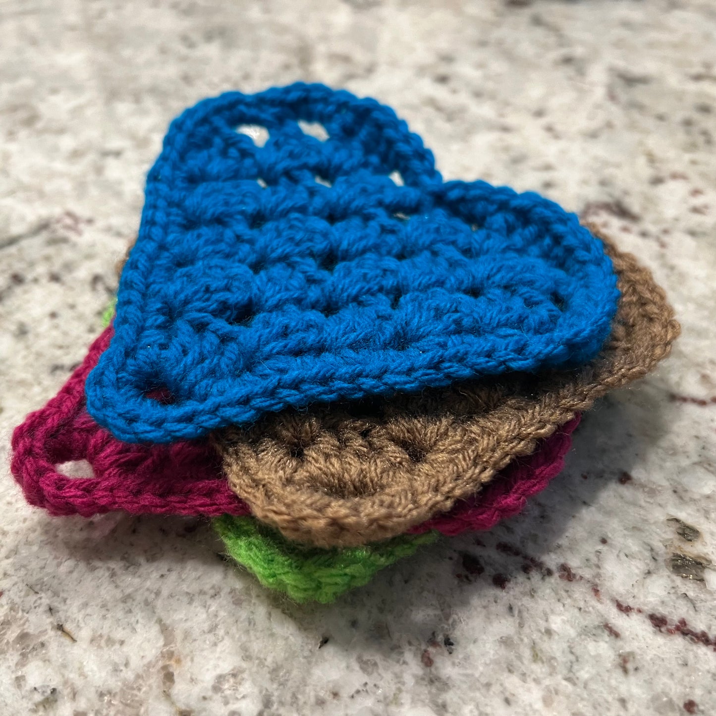Custom Heart Coasters