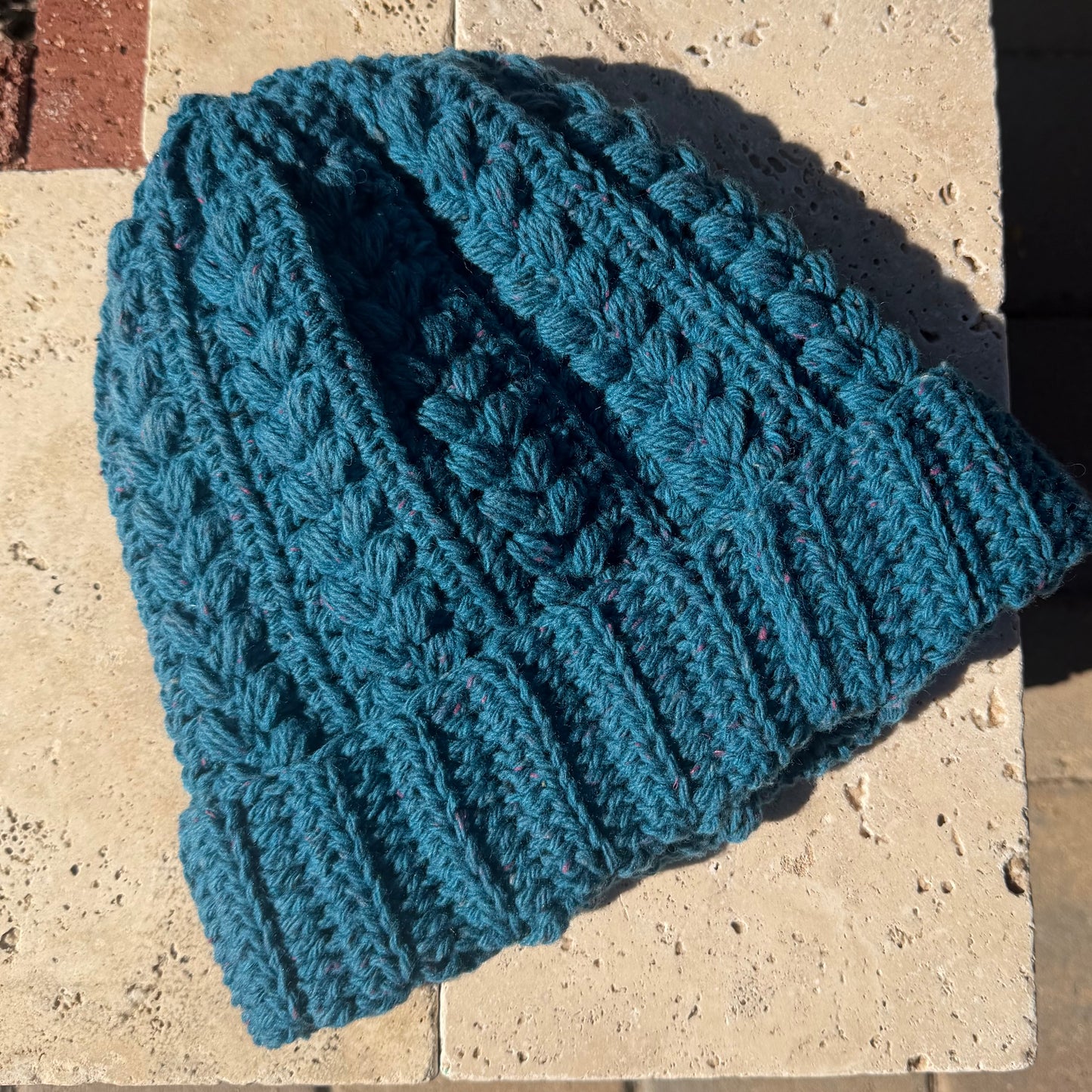 Turquoise Kids Handmade Hat