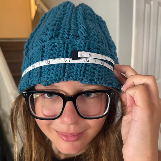 Turquoise Kids Handmade Hat