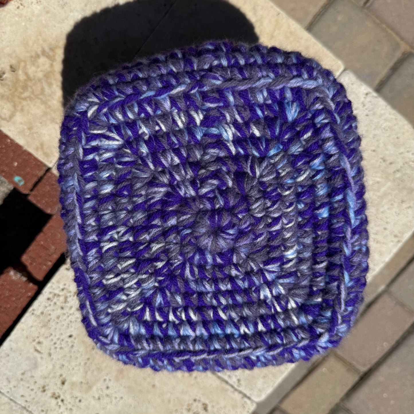 Large Square Basket With Handles