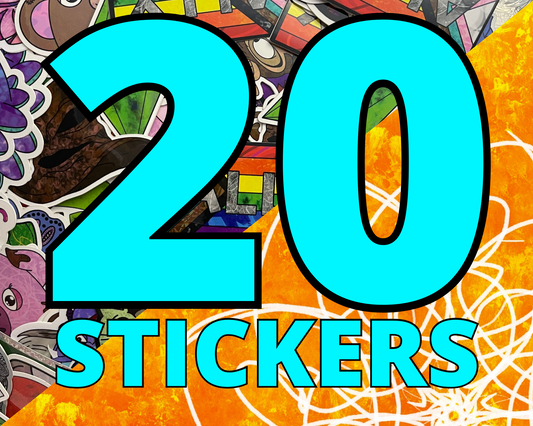 20 Pack of Stickers | 20% Off