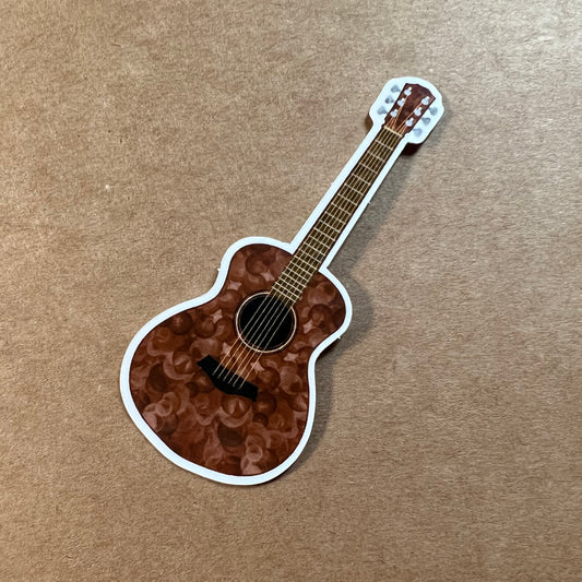 June Patreon | Acoustic Guitar Sticker | Harrison's Autism Art