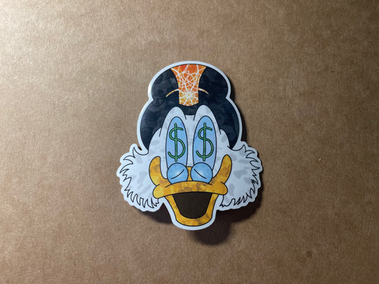 Grumpy Quack Sticker