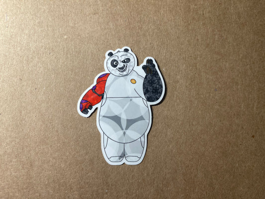 Robot Bear Mashup Sticker