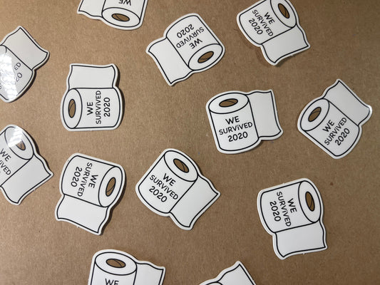 Toilet Paper Mini Sticker | Harrison's Autism Art