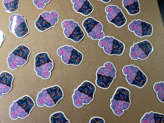 Cupcake Mini Sticker | Harrison's Autism Art