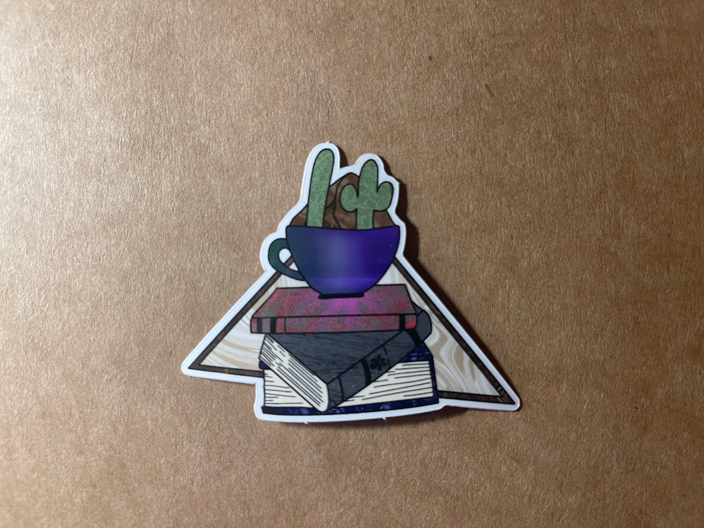 Books Coffee Cactus Mountains | Harrison's Autism Art