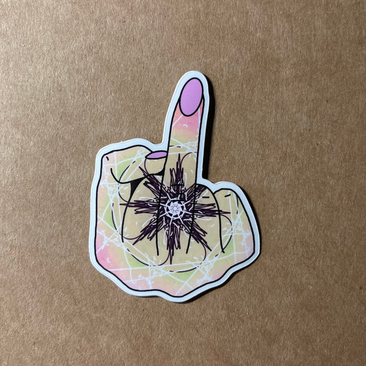 Middle Finger Sticker