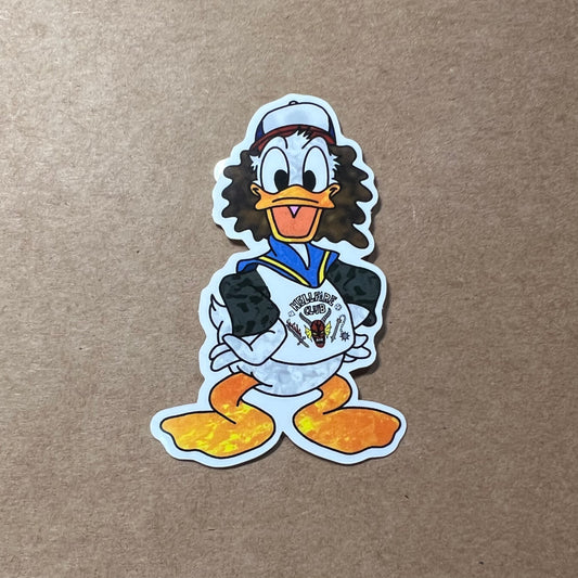 Strange Duck Boy Sticker | October Patreon | Harrison's Autism Art