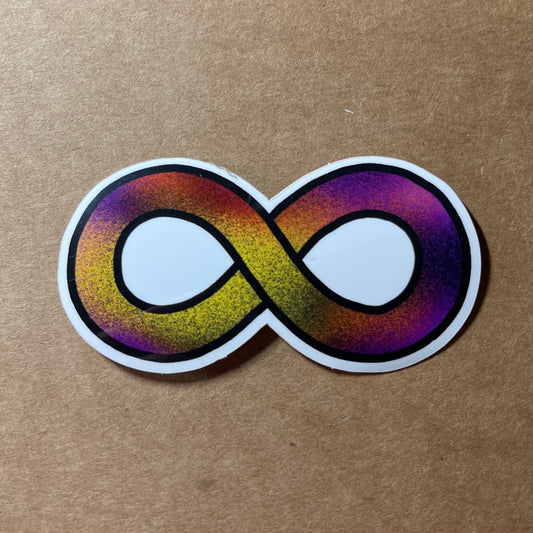 Neurodiversity Infinity Sticker | Harrison's Autism Art