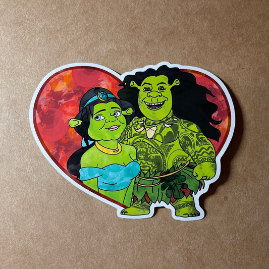 5” Ogre Love Mashup Sticker