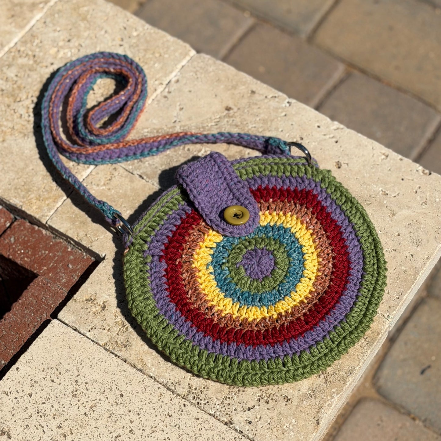 Rainbow Circle Bag