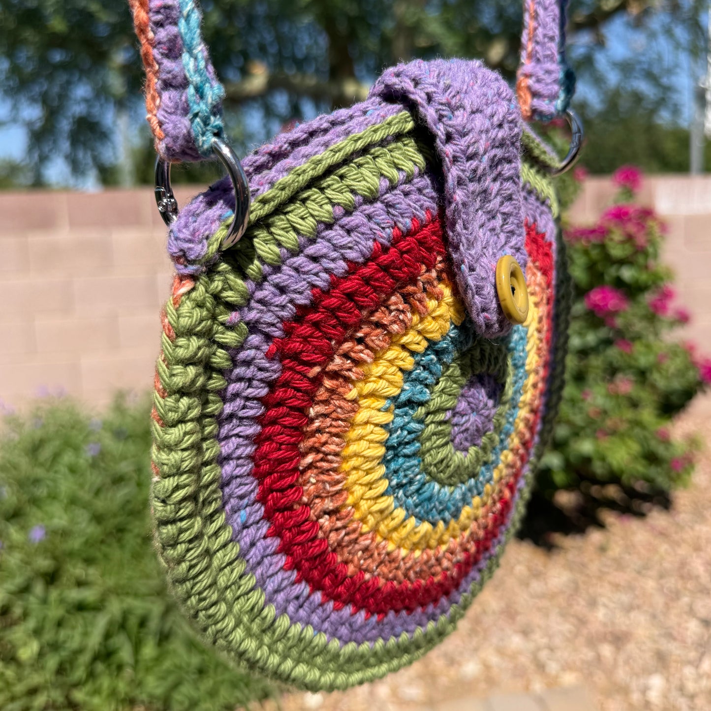 Rainbow Circle Bag