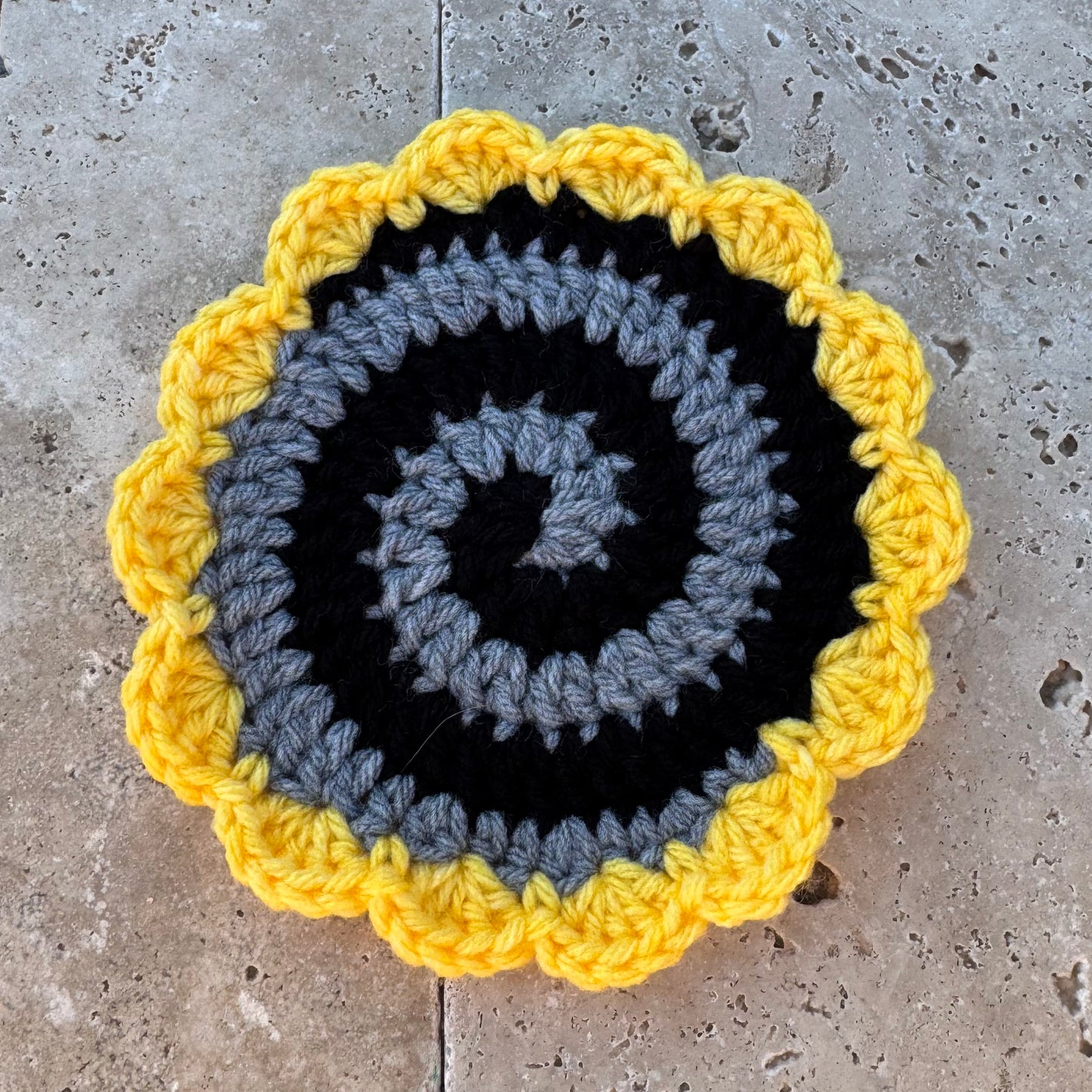 Spiral Coaster Yellow