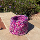 Pink & Purple Oval Basket