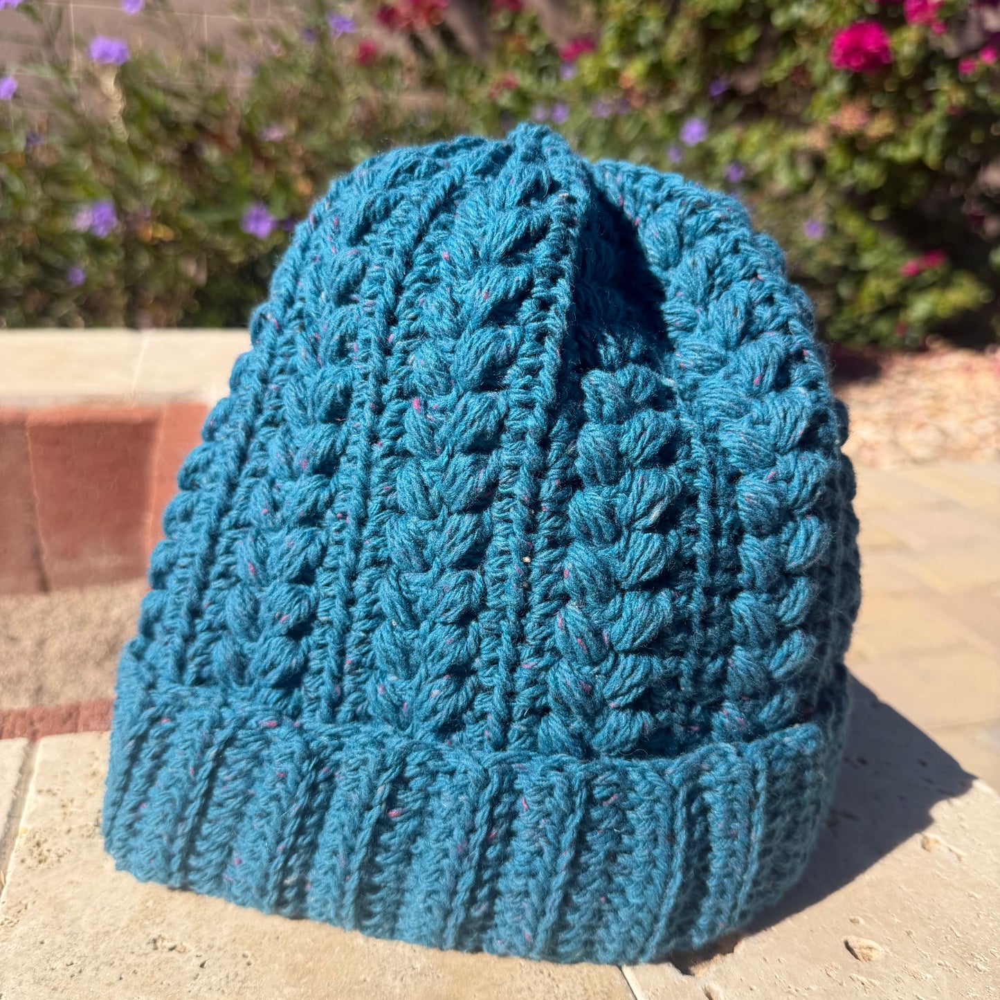 Turquoise Kids Handmade Hat