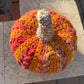 Orange Wheat Stitch Pumpkin