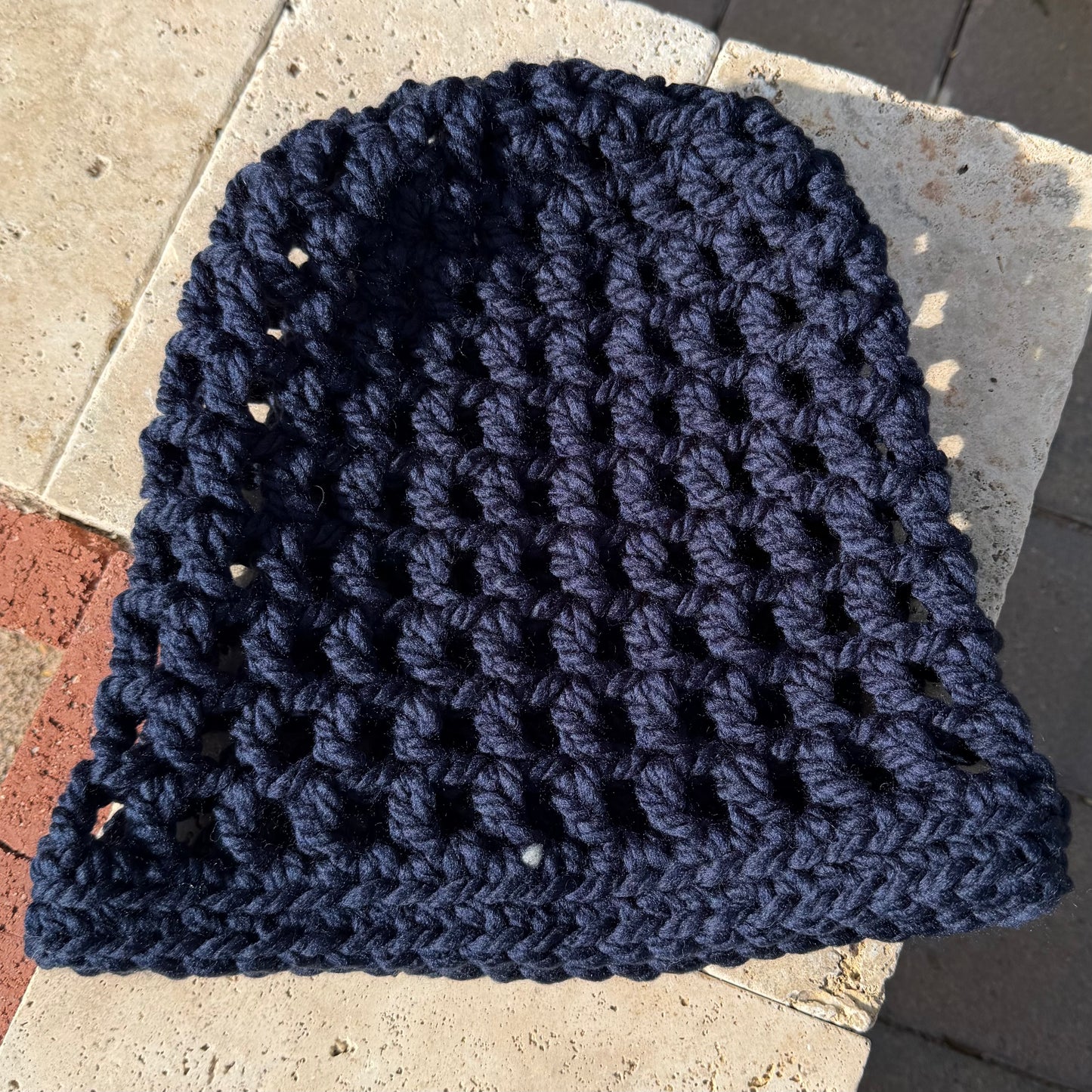 Waffle Cone Hat - Dark Blue