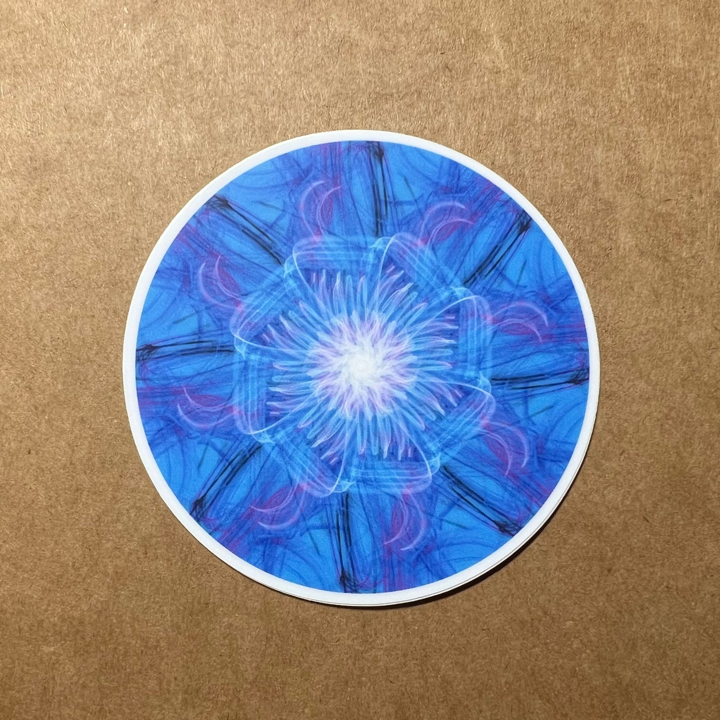 Blue Circle Sticker | Harrison's Autism Art