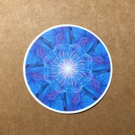 Blue Circle Sticker | Harrison's Autism Art