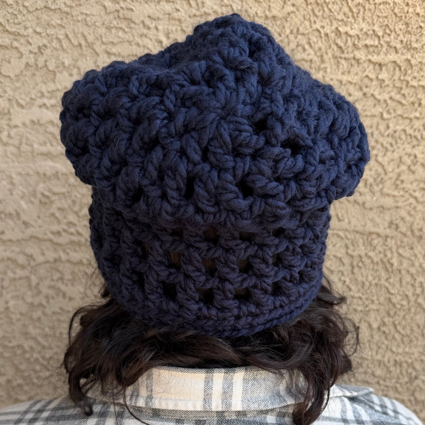 Waffle Cone Hat - Dark Blue