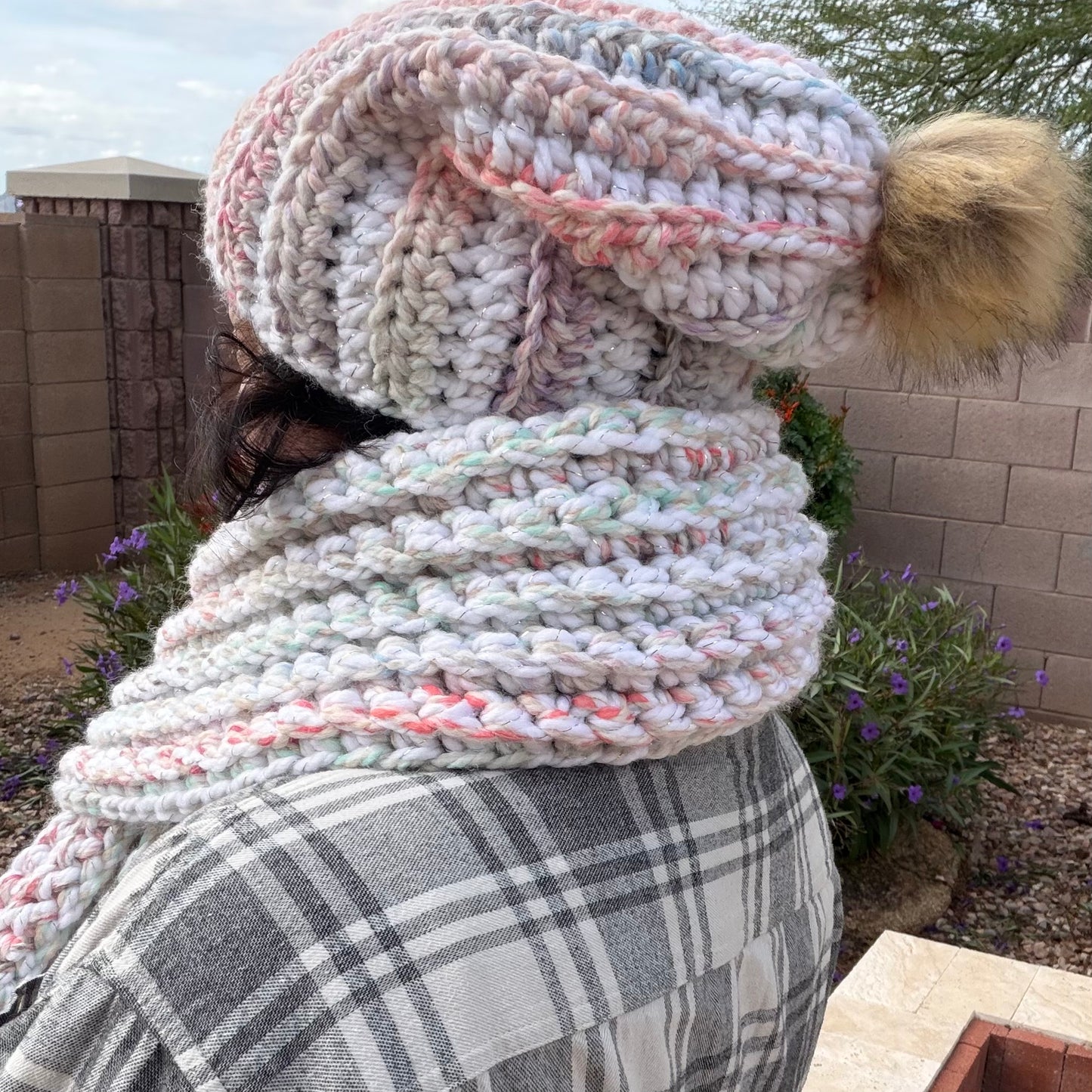 Hat & Extra Long Scarf Set