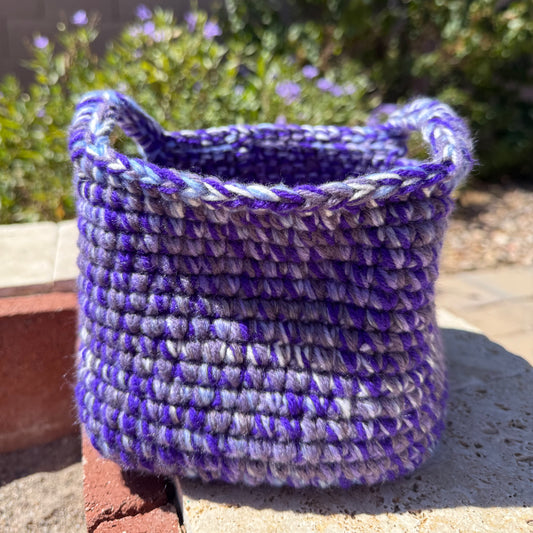Large Square Basket With Handles