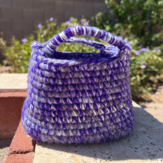 Large Square Basket With Handles