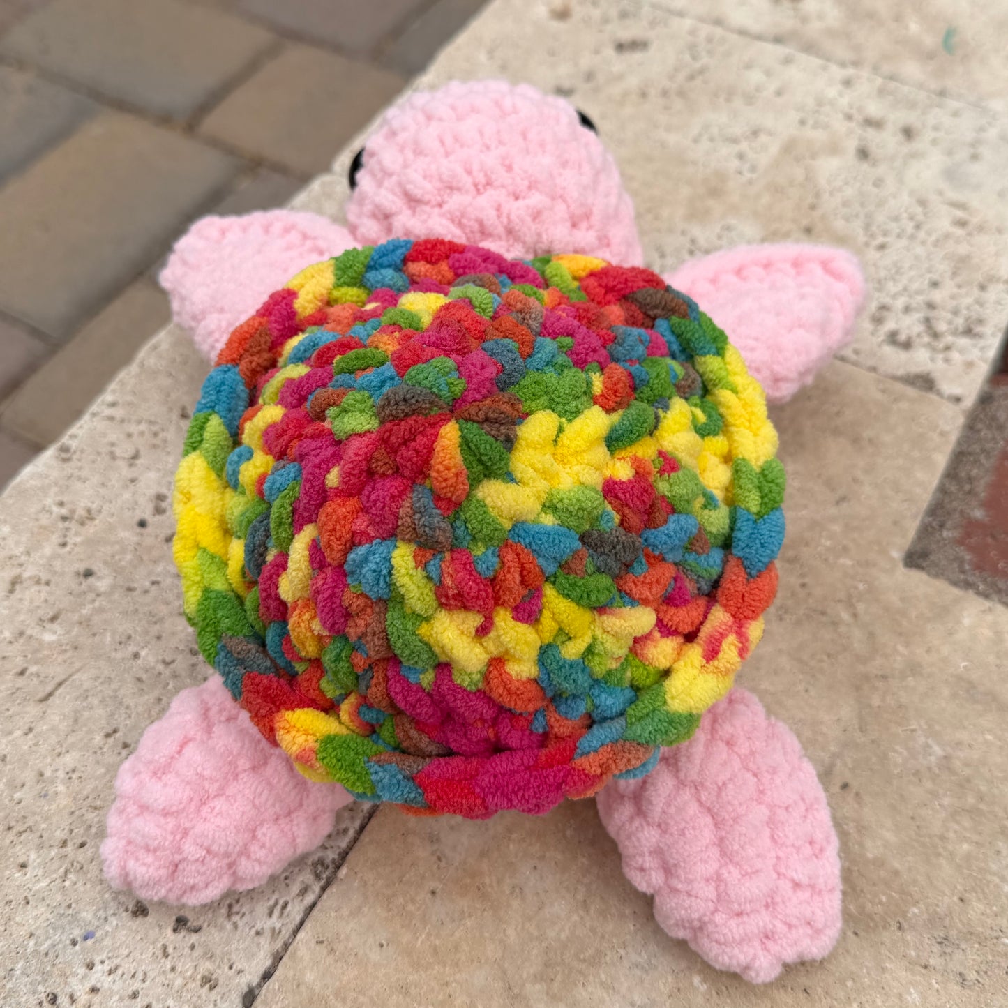 Pink & Rainbow Sea Turtle