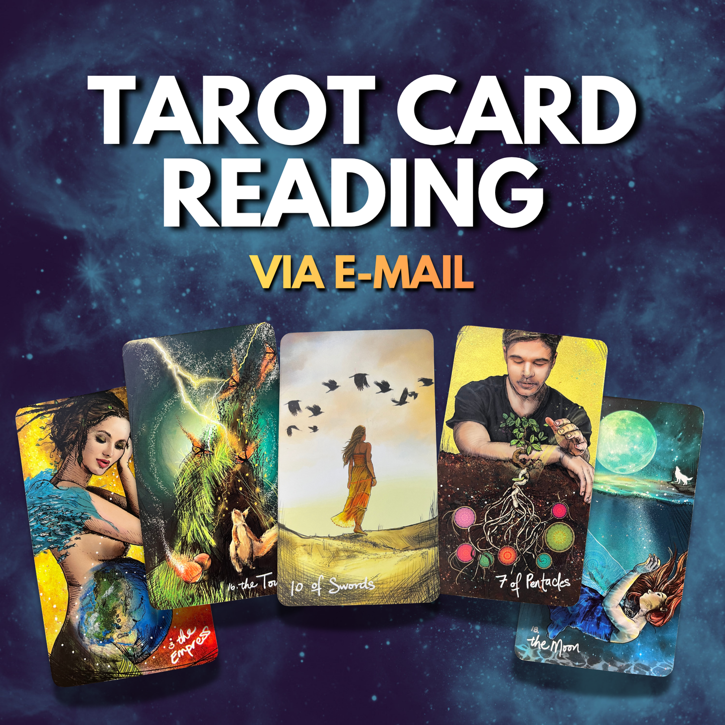 5 Card Tarot Reading | Via Email