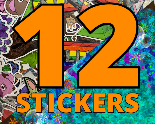 12 Pack of Stickers | 15% Off