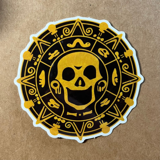 Pirate Medallion Sticker