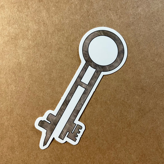 Skeleton Key Sticker | July Patreon | Harrison's Autism Art