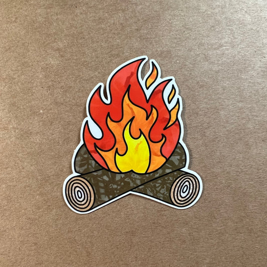 June Patreon | Campfire Sticker | Harrison's Autism Art