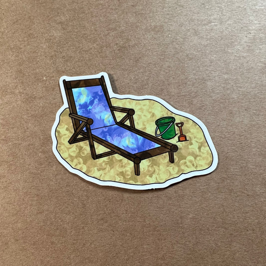 Beach Chair Sticker | Harrison's Autism Art