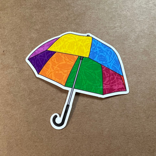 June Patreon | Pride Umbrella Sticker | Harrison's Autism Art