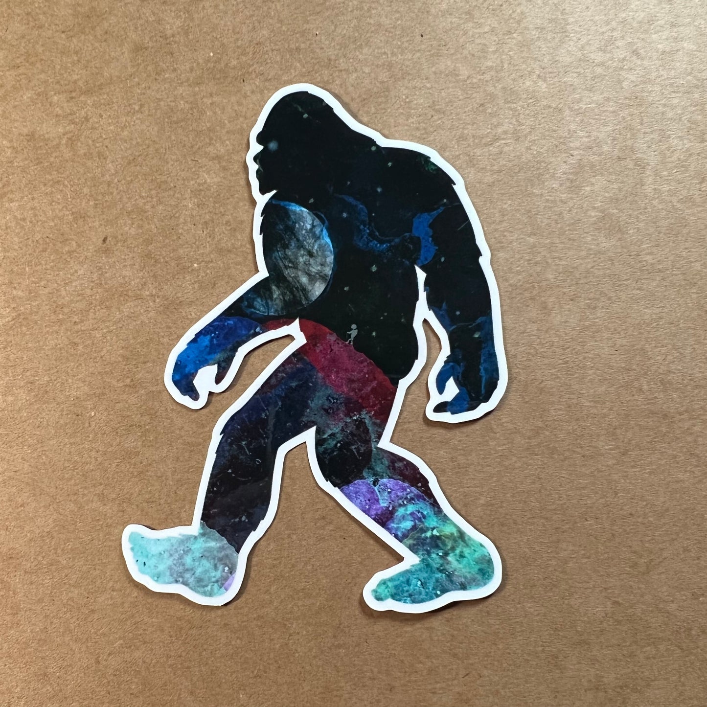 5" BigFoot Space Sticker | June Patreon | Caitie's Art