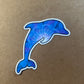 Blue Dolphin 3.5" Matte Sticker