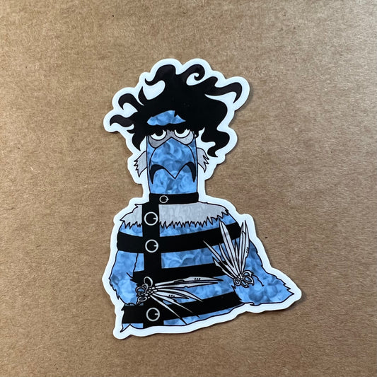 Edward Scissor Sam Mashup Sticker