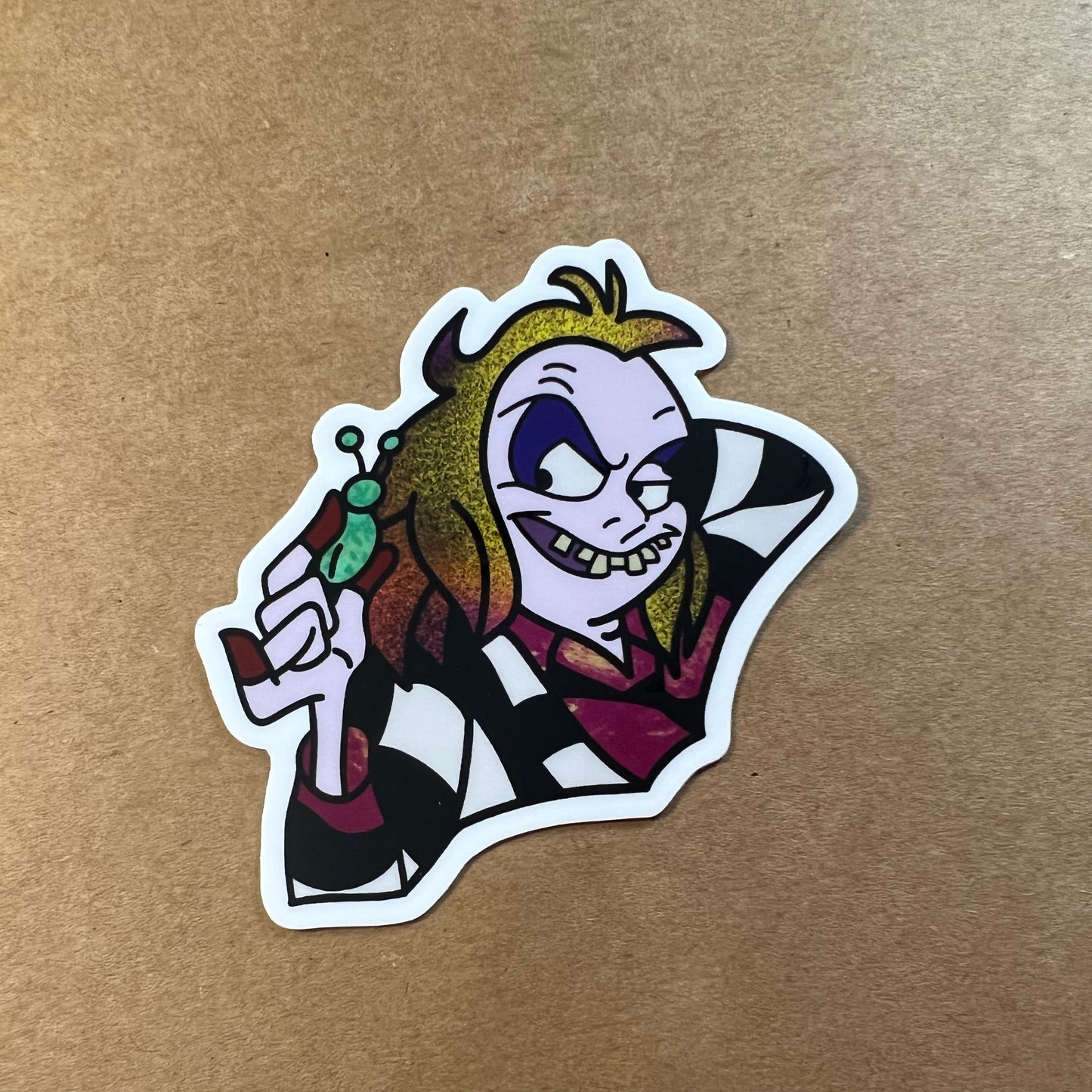 Beetle Man 3" Matte Sticker