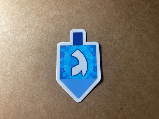 Chanukah Dreidel Sticker