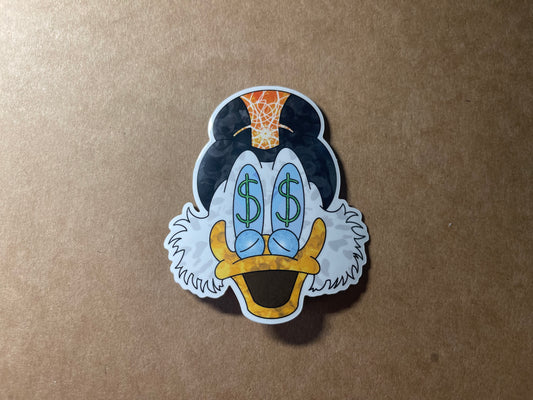 Grumpy Quack Sticker