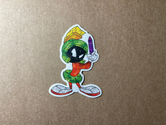 Crayon Alien Sticker | Harrison's Autism Art