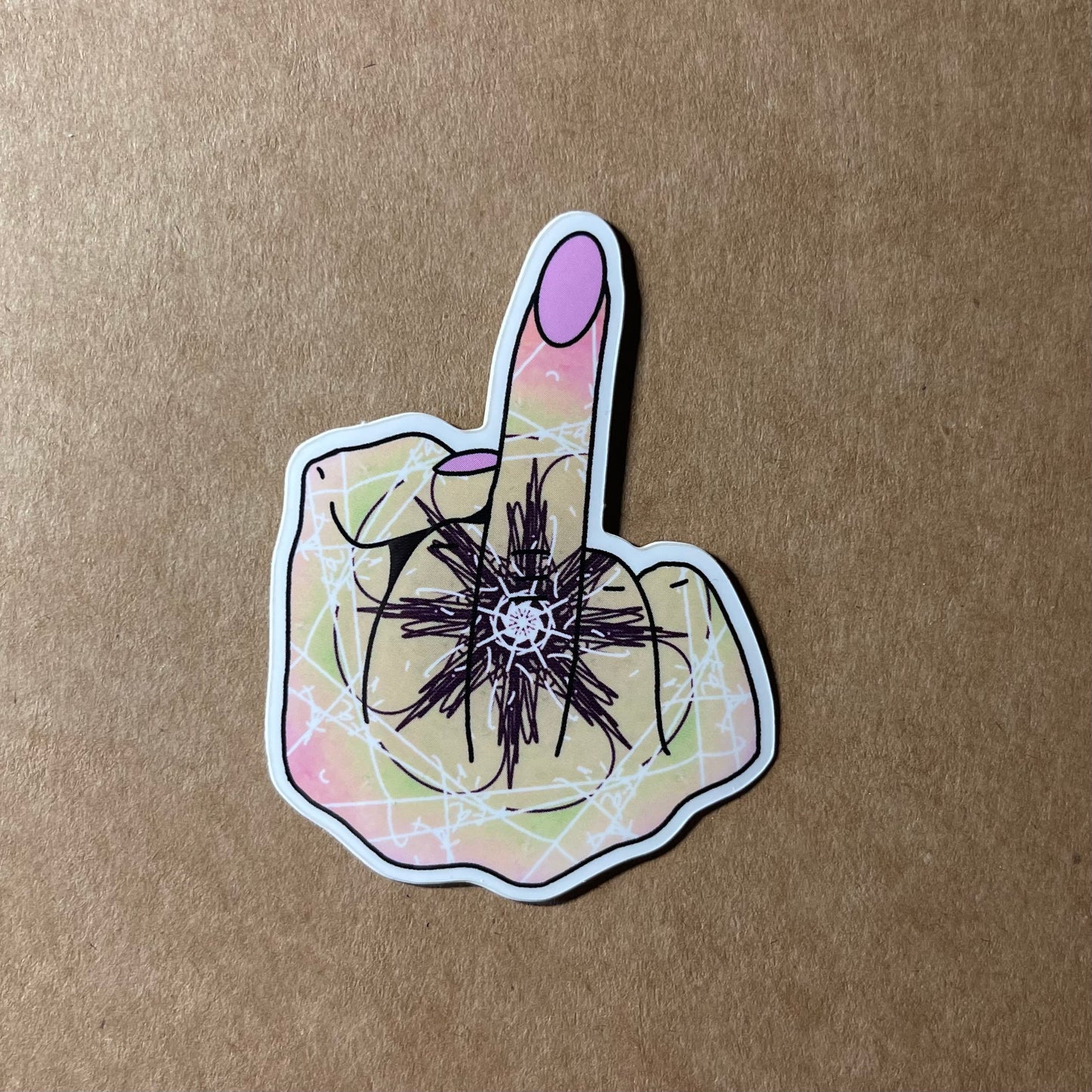 Middle Finger Sticker