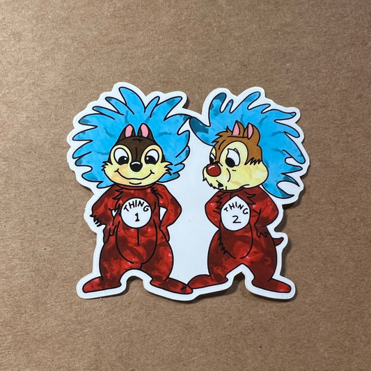 Chip Thing Dale 2 Mashup Sticker