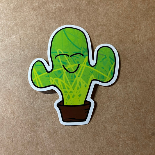 Original Cactus Sticker | Harrison's Autism Art