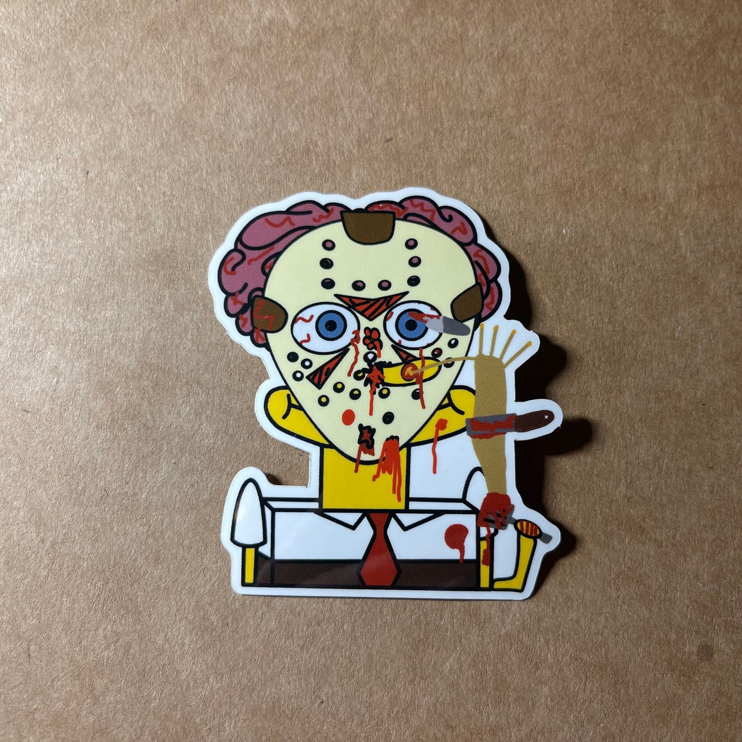 Lucas' Sponge Jason Sticker